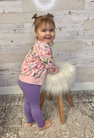 Playful Purple Active Legging - Shop Hidden Treasure Boutique