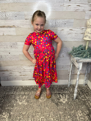 Polka Dot Party Dress - Shop Hidden Treasure Boutique