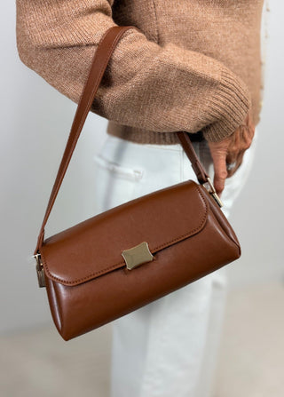 Pompei Brown Shoulder Bag - Shop Hidden Treasure Boutique