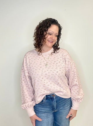 Pretty Blush Floral Top - Shop Hidden Treasure Boutique