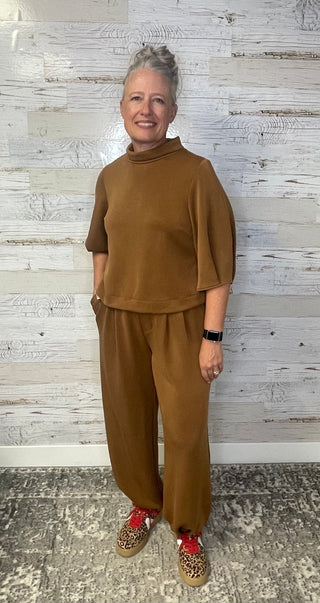 Pull On Pleated Jogger - Shop Hidden Treasure Boutique