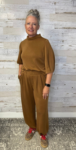 Pull On Pleated Jogger - Shop Hidden Treasure Boutique