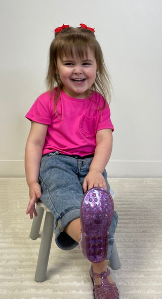 Purple Girls Jelly Shoes - Shop Hidden Treasure Boutique
