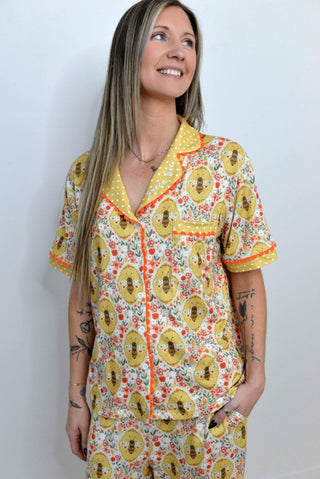 Queen Bee Pajama Set - Shop Hidden Treasure Boutique