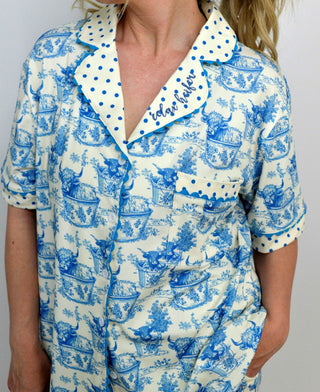 Relax Highland Cow PJ Set - Shop Hidden Treasure Boutique