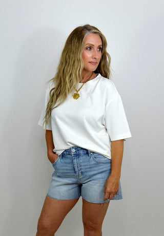 Relaxed Slouch Shorts - Shop Hidden Treasure Boutique