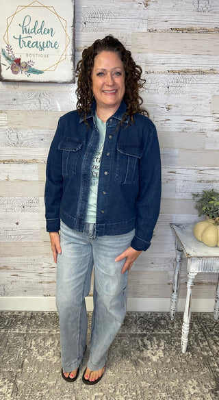 Remy Denim Jacket - Shop Hidden Treasure Boutique