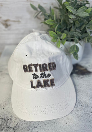 Retired To The Lake Cap - Shop Hidden Treasure Boutique