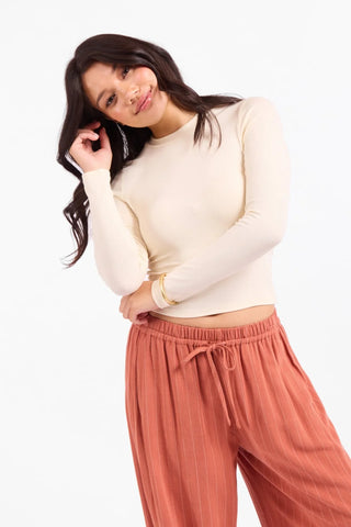 Ronan Cream Crewneck Top