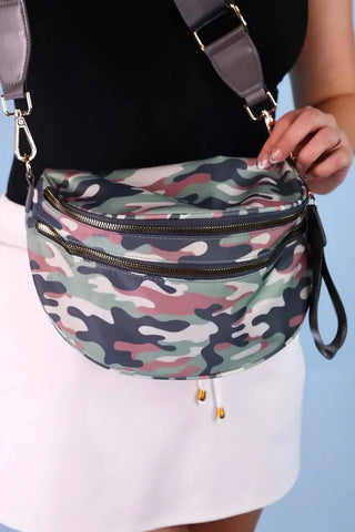 Running Errands Bum Bag - Camo - Shop Hidden Treasure Boutique