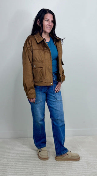 Rustic Pine Jacket - Shop Hidden Treasure Boutique