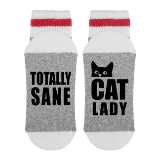 Sane Cat Lady Socks - Shop Hidden Treasure Boutique