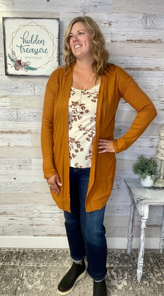 Scoop Neck Cami - Tossed Floral - Shop Hidden Treasure Boutique