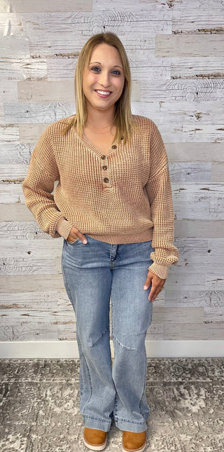 Side Seam Petite Wide Leg Jeans - Shop Hidden Treasure Boutique