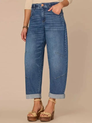 Skyrise Barrel Jeans - Shop Hidden Treasure Boutique