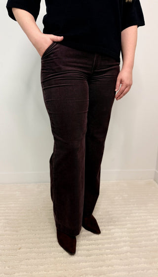 Skyrise Corduroy Wide Leg - Shop Hidden Treasure Boutique