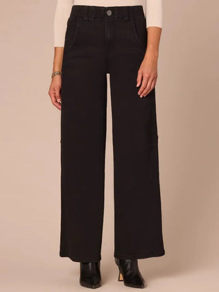 Skyrise Wide Leg Black Jeans - Shop Hidden Treasure Boutique