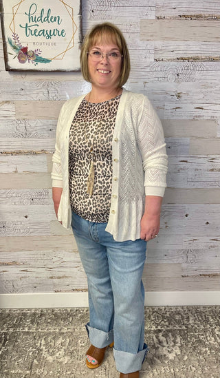 Sleevless Mesh Tank - Leopard Print - Shop Hidden Treasure Boutique