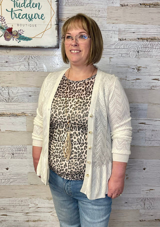 Sleevless Mesh Tank - Leopard Print - Shop Hidden Treasure Boutique