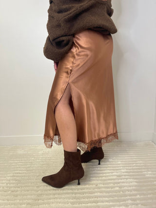 Slip Cami Dress - Copper - Shop Hidden Treasure Boutique