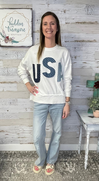 Slouchy Soft Wide Leg Jeans - Shop Hidden Treasure Boutique