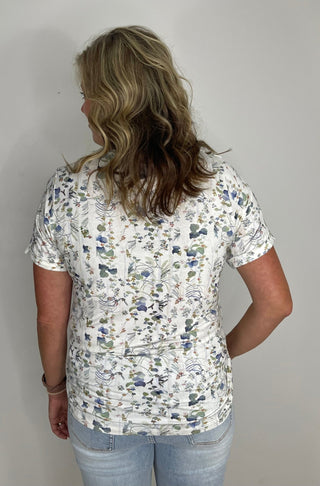 Sophie Olive Meadow Tee - Shop Hidden Treasure Boutique