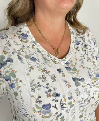Sophie Olive Meadow Tee - Shop Hidden Treasure Boutique