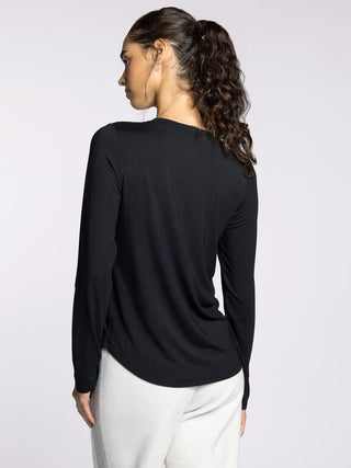 Stassia Black Top - Shop Hidden Treasure Boutique