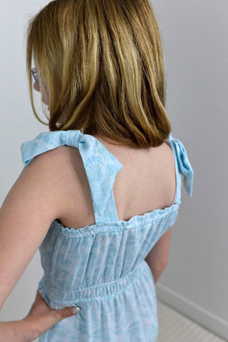 Strappy Juliette Maxi Blue Dress - Shop Hidden Treasure Boutique