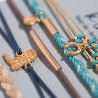 "Stride" Cowboy Boot Hair Tie Bracelets - Shop Hidden Treasure Boutique
