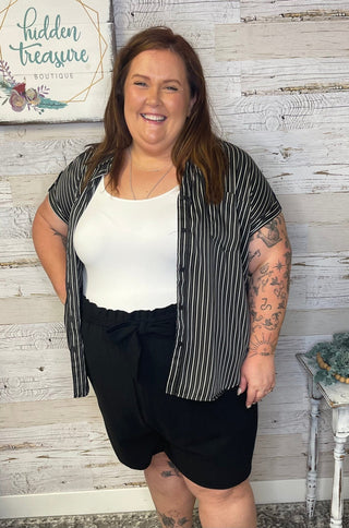 Striped Perfection Top - Shop Hidden Treasure Boutique