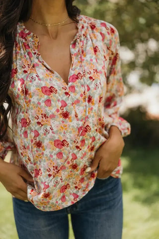 Sunday Bloom Blouse - Shop Hidden Treasure Boutique