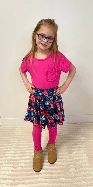 Sweet Gardenia Twirl Skegging - Shop Hidden Treasure Boutique