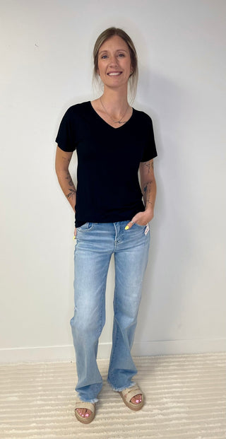 Tall Tummy Control Straight Leg Jeans - Shop Hidden Treasure Boutique