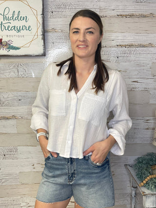 Taylor High Rise Denim Short - Shop Hidden Treasure Boutique