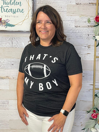 That's My Boy Football Tee - Shop Hidden Treasure Boutique