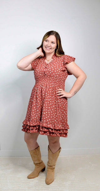 The Finn Flutter Dress - Shop Hidden Treasure Boutique