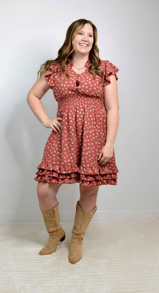 The Finn Flutter Dress - Shop Hidden Treasure Boutique