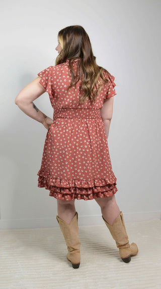 The Finn Flutter Dress - Shop Hidden Treasure Boutique