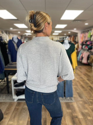 Three Quarter Dolman Knit Top - Shop Hidden Treasure Boutique