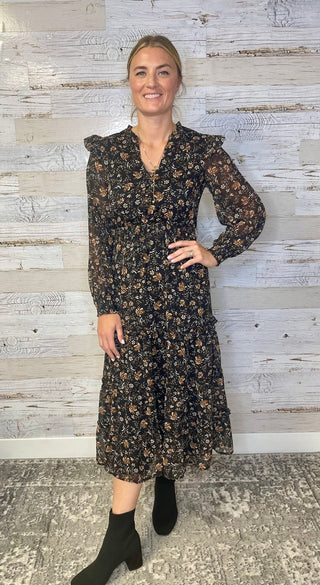 Timeless Tiered Maxi Dress - Shop Hidden Treasure Boutique