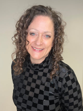 Times Square Velvet Mesh Top - Shop Hidden Treasure Boutique