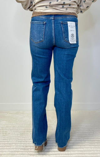 Tummy Control Wide Leg Jeans - Shop Hidden Treasure Boutique