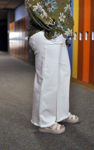 Tummy Control Wide Leg Pants - Shop Hidden Treasure Boutique