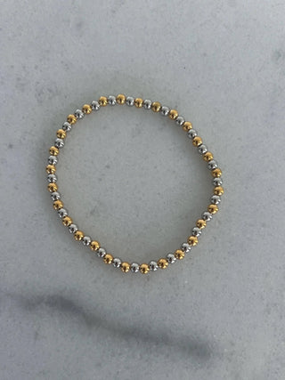 Two Toned Beaded Bracelet - Shop Hidden Treasure Boutique