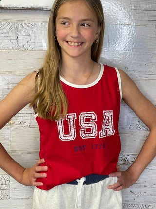 USA Kids Tank Top - Shop Hidden Treasure Boutique