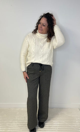 Utility Wide Leg Waist Tie Pants - Shop Hidden Treasure Boutique