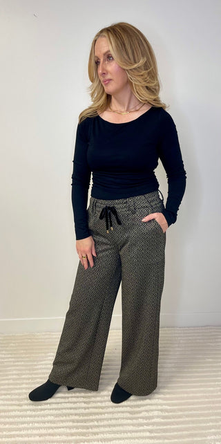 Utility Wide Leg Waist Tie Pants - Shop Hidden Treasure Boutique