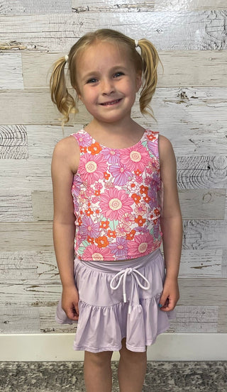 Very Violet Skort - Shop Hidden Treasure Boutique