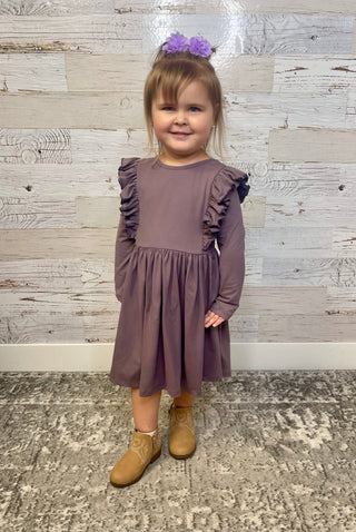 Vintage Violet Twirl Dress - Shop Hidden Treasure Boutique